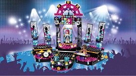 Popstar Pódium pro vystoupení popových hvězd