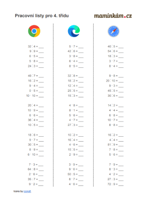 Pracovní listy 4. třída - matematika - opakování malé násobilky I.png