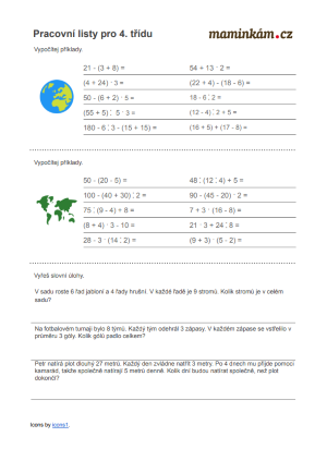 Pracovní listy 4. třída - matematika - počítání se závorkami I.png
